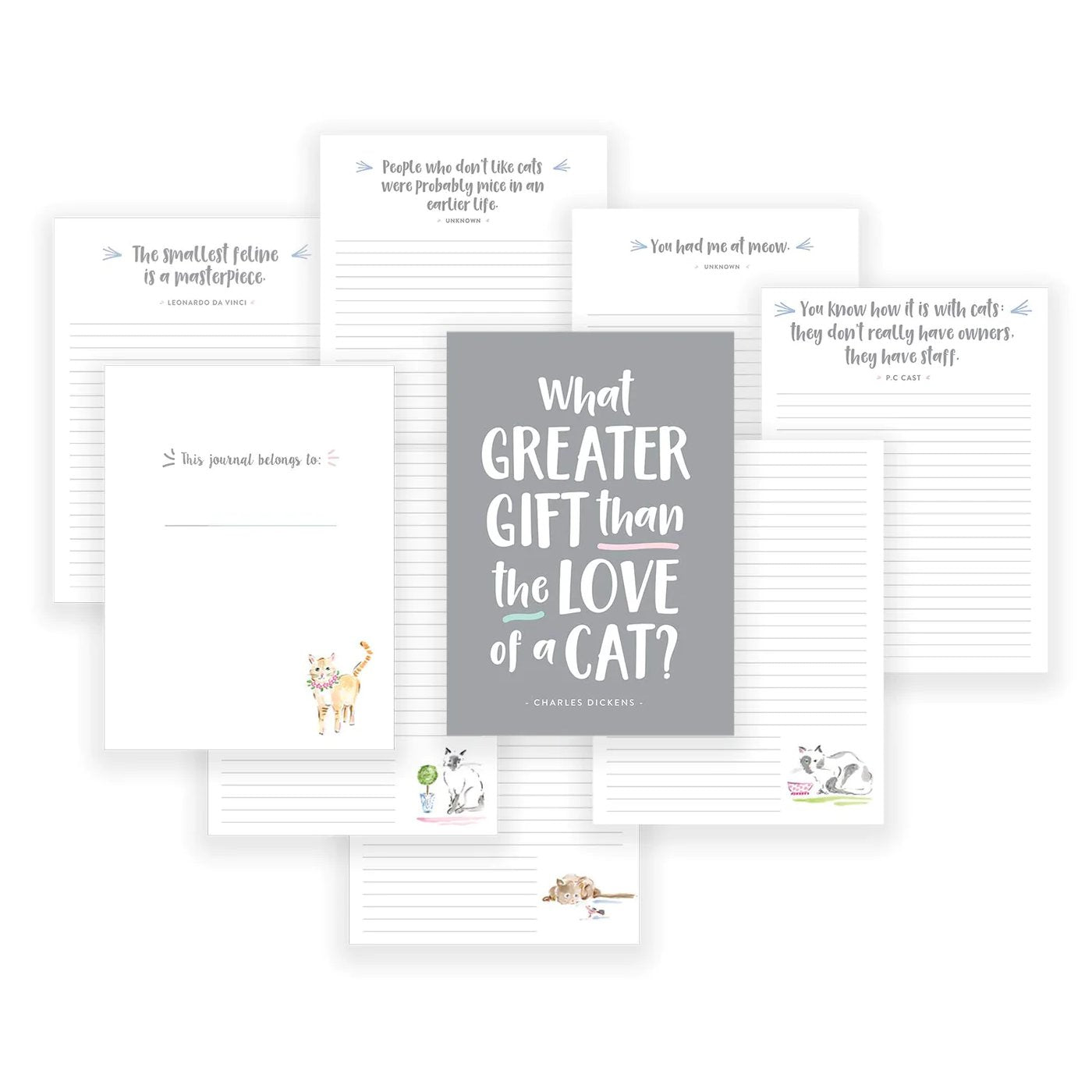 Eccolo Cat Lover's Journal
