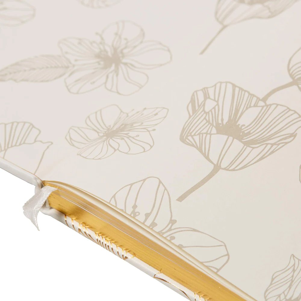 Eccolo Gold Flower Sketches Journal