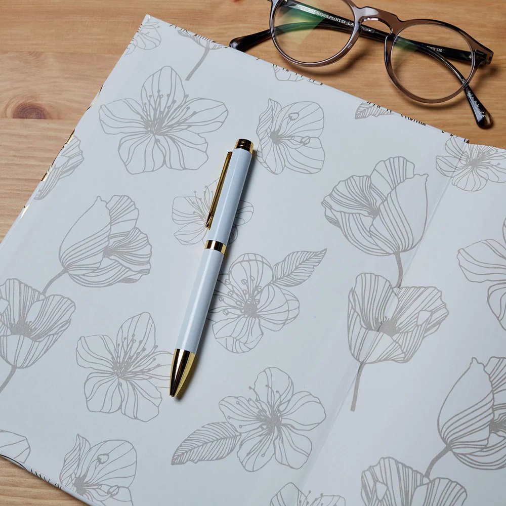 Eccolo Gold Flower Sketches Journal
