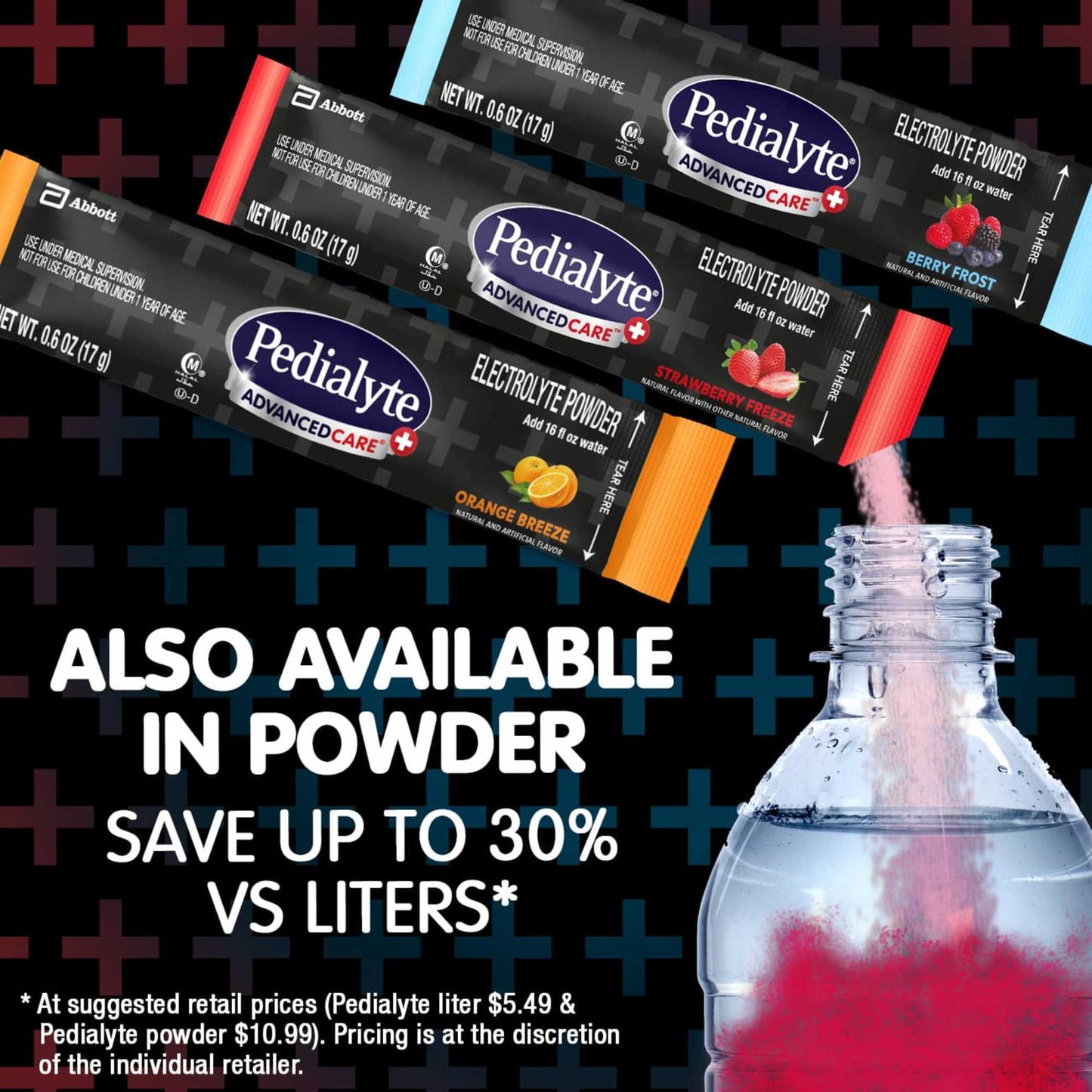 Pedialyte Advanced Care Plus Electrolyte Drink - Orange Breeze