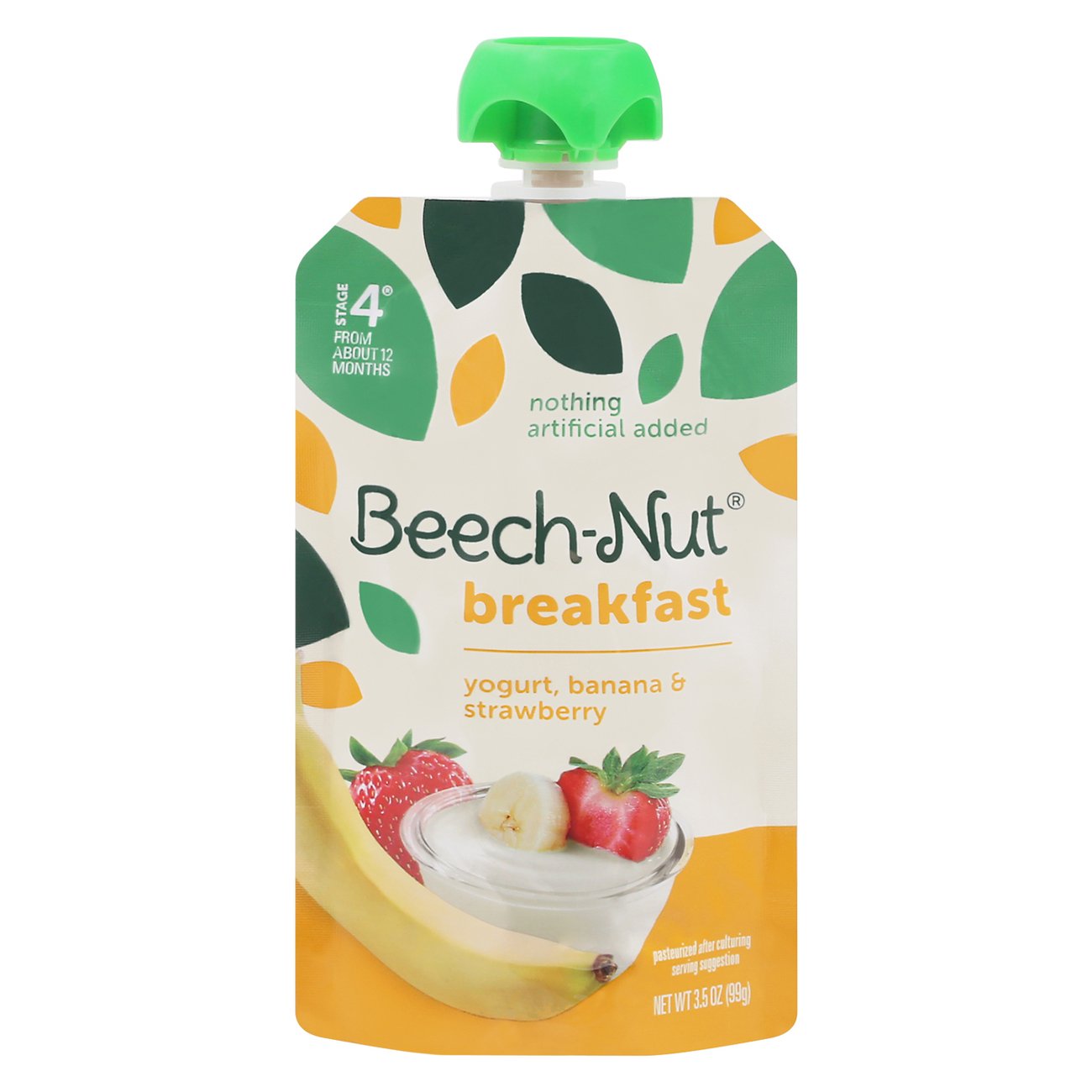 Beech-Nut Breakfast Pouch - Yogurt Banana & Strawberry