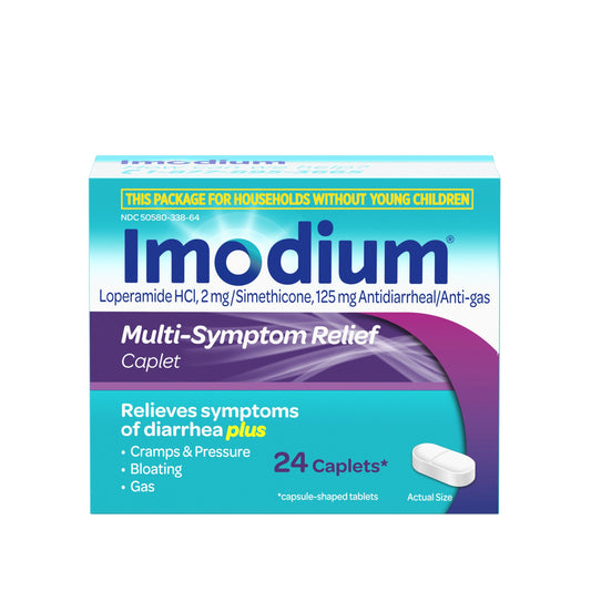 Imodium Multi-Symptom Relief Diarrhea Medicine Caplets