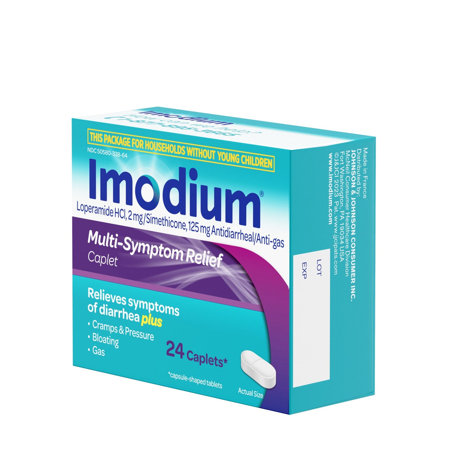 Imodium Multi-Symptom Relief Diarrhea Medicine Caplets