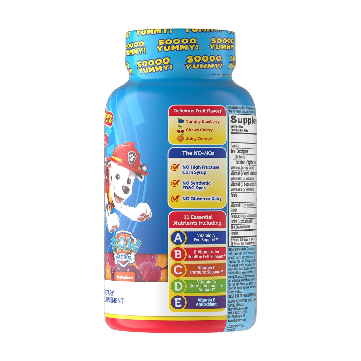 L'il Critters Paw Patrol Multivitamin Gummies