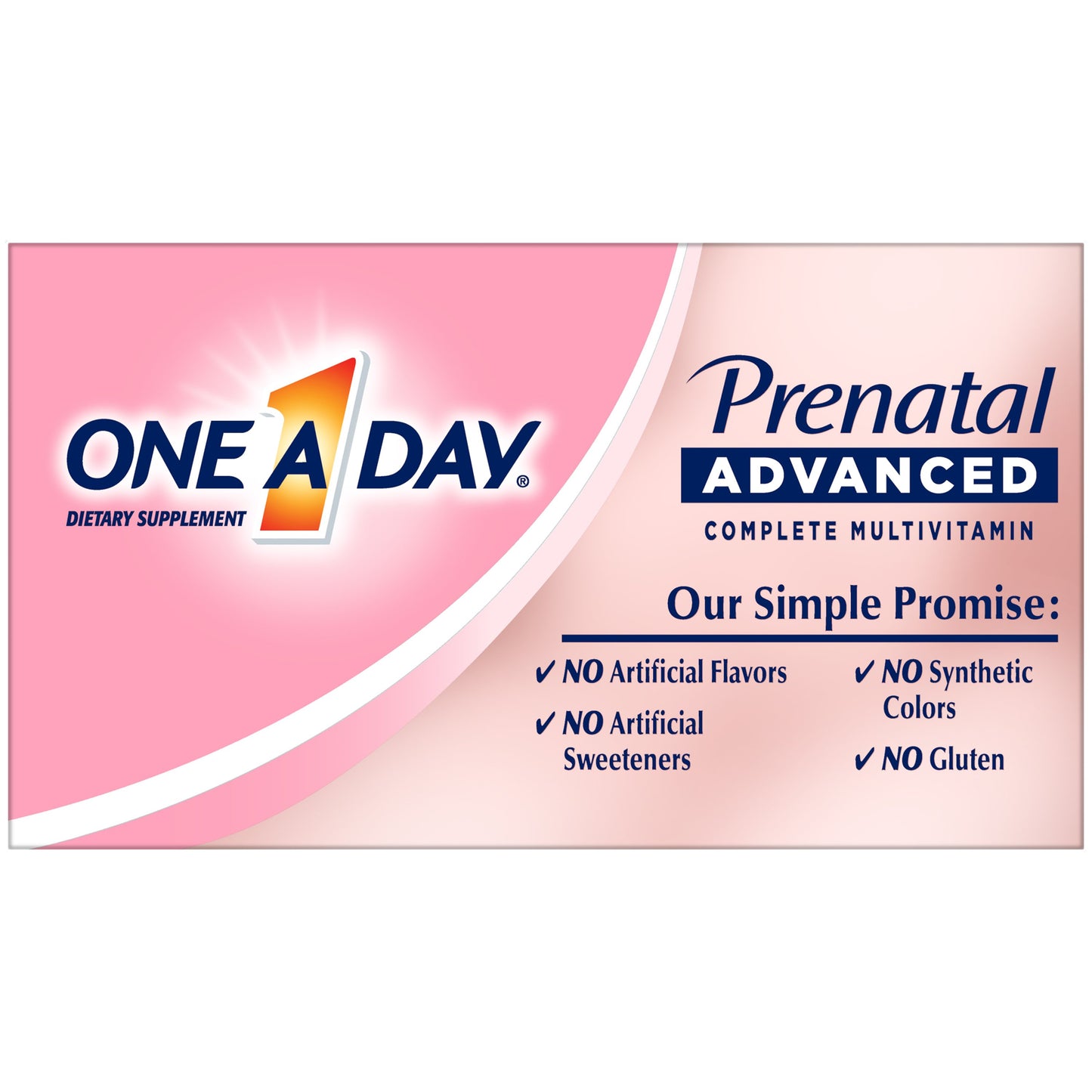 One A Day Prenatal Advanced Multivitamins & Choline with Brain Support Multipack