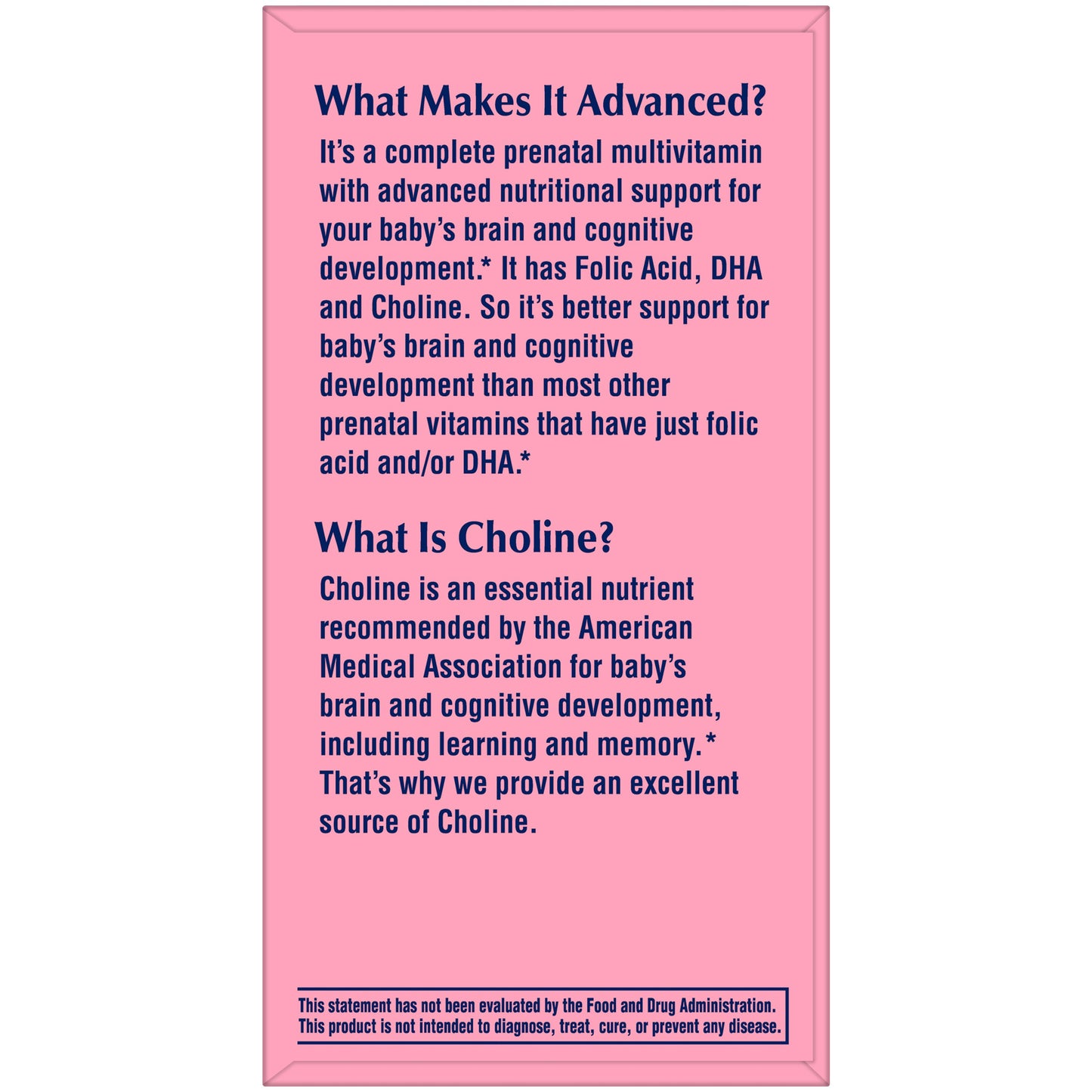 One A Day Prenatal Advanced Multivitamins & Choline with Brain Support Multipack