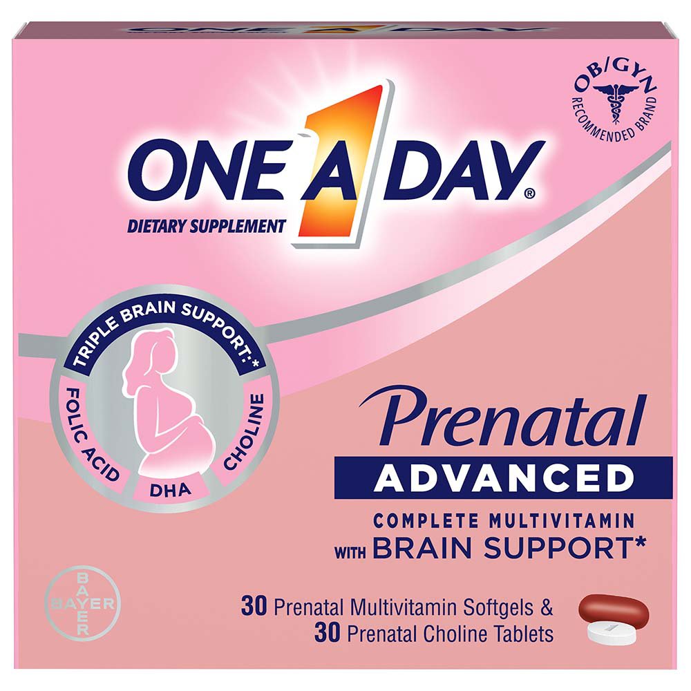 One A Day Prenatal Advanced with Brain Support