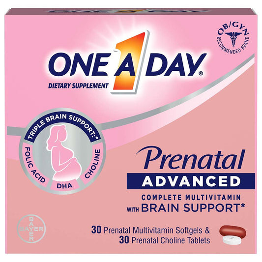 One A Day Prenatal Advanced with Brain Support