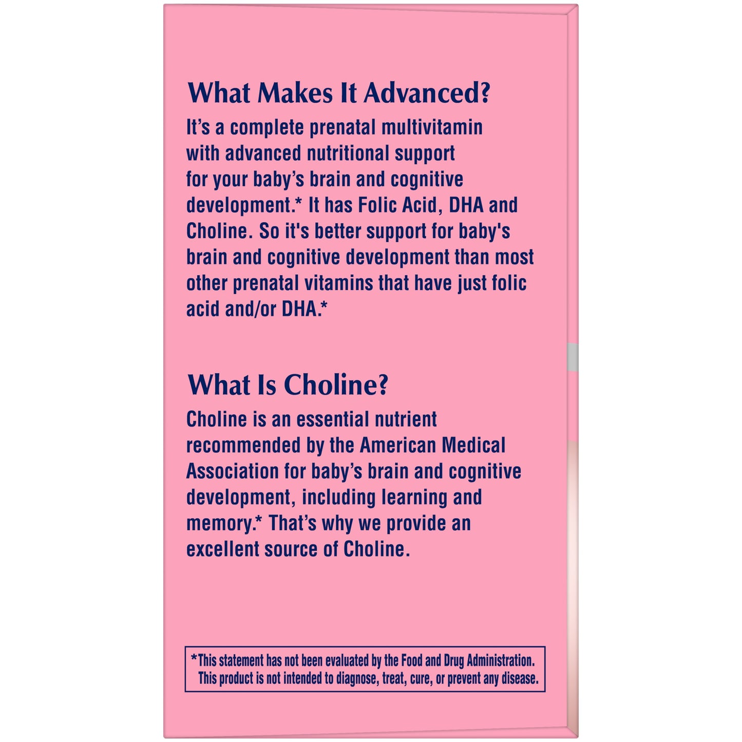 One A Day Prenatal Advanced with Brain Support
