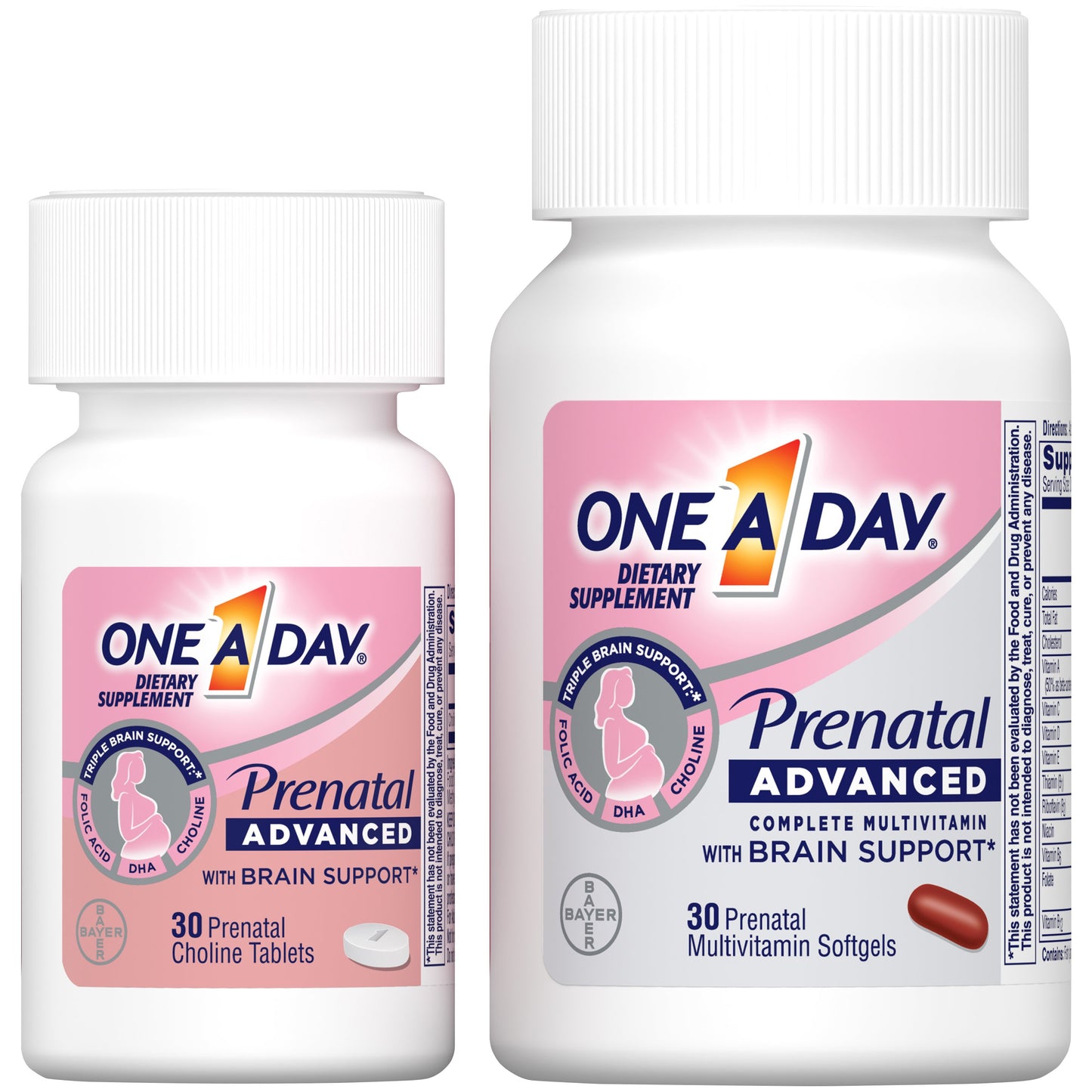 One A Day Prenatal Advanced with Brain Support