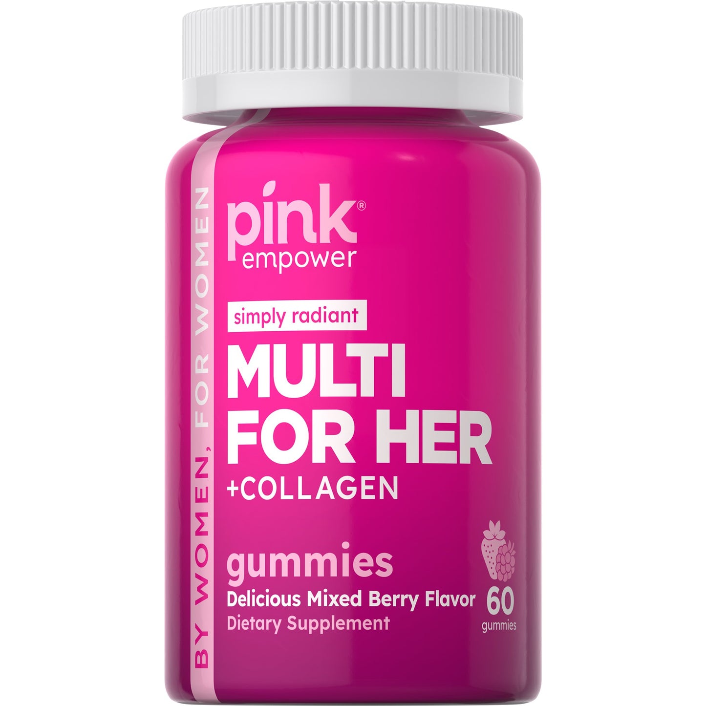 Pink Simply Radiant Multivitamin For Her + Collagen Gummies