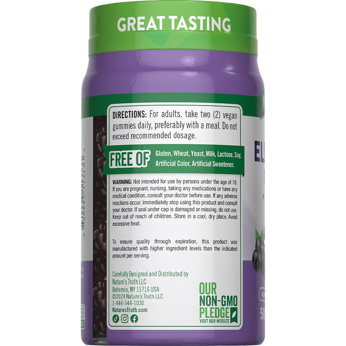Nature's Truth Sambucus Black Elderberry Gummies