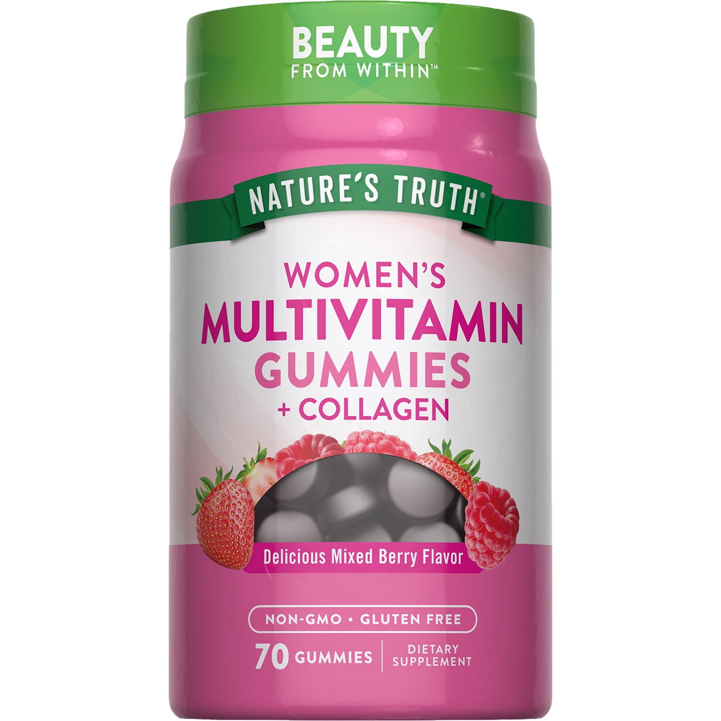 Nature's Truth Women's Multivitamin + Collagen Gummies - Mixed Berry