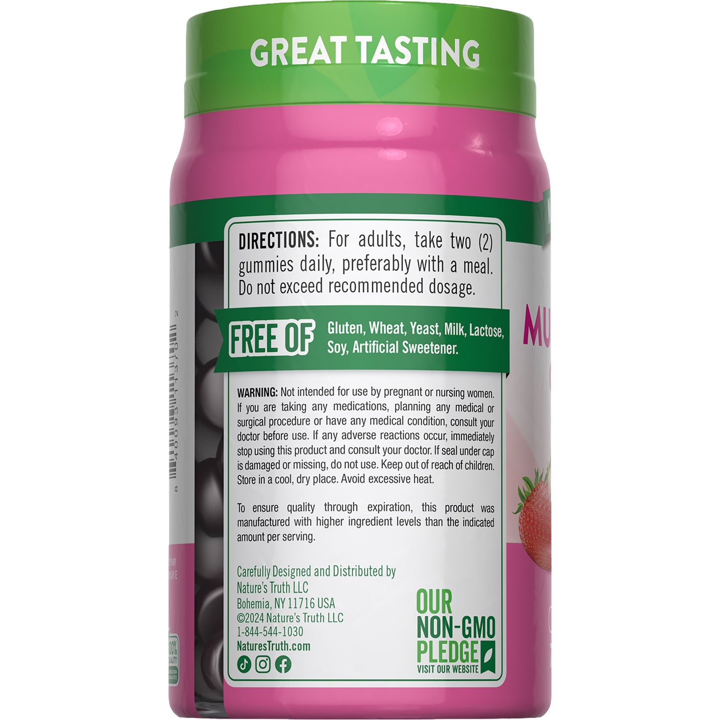 Nature's Truth Women's Multivitamin + Collagen Gummies - Mixed Berry