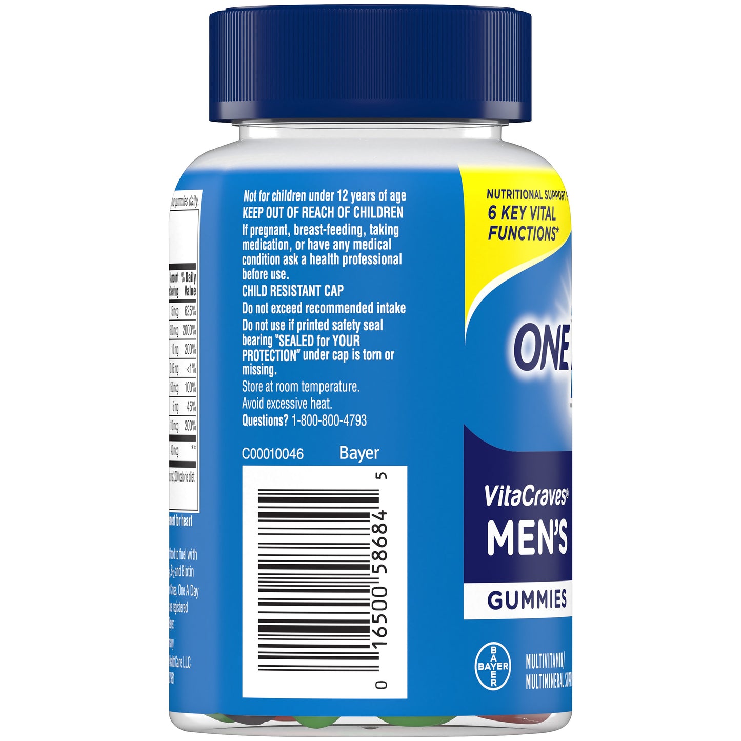 One A Day VitaCraves Men's Multivitamin Gummies