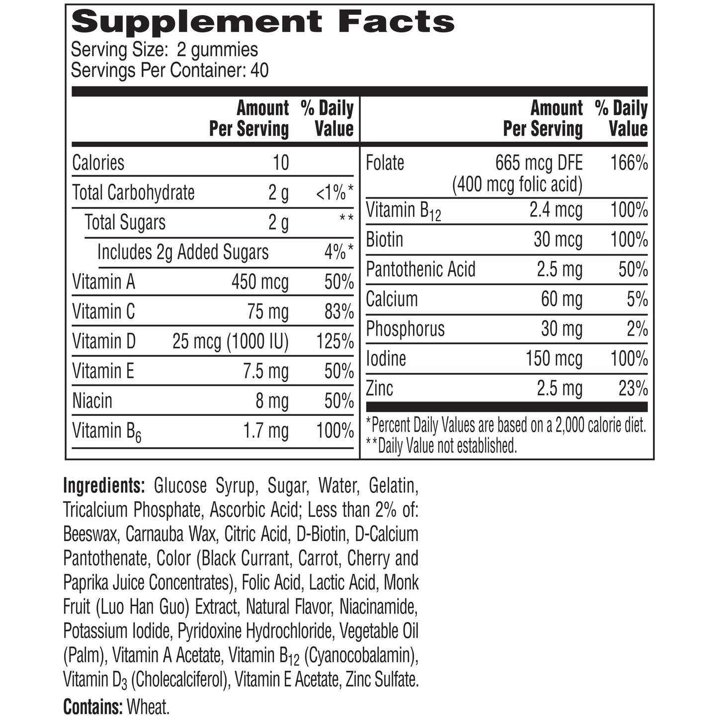 One A Day Women's VitaCraves Multivitamin Gummies
