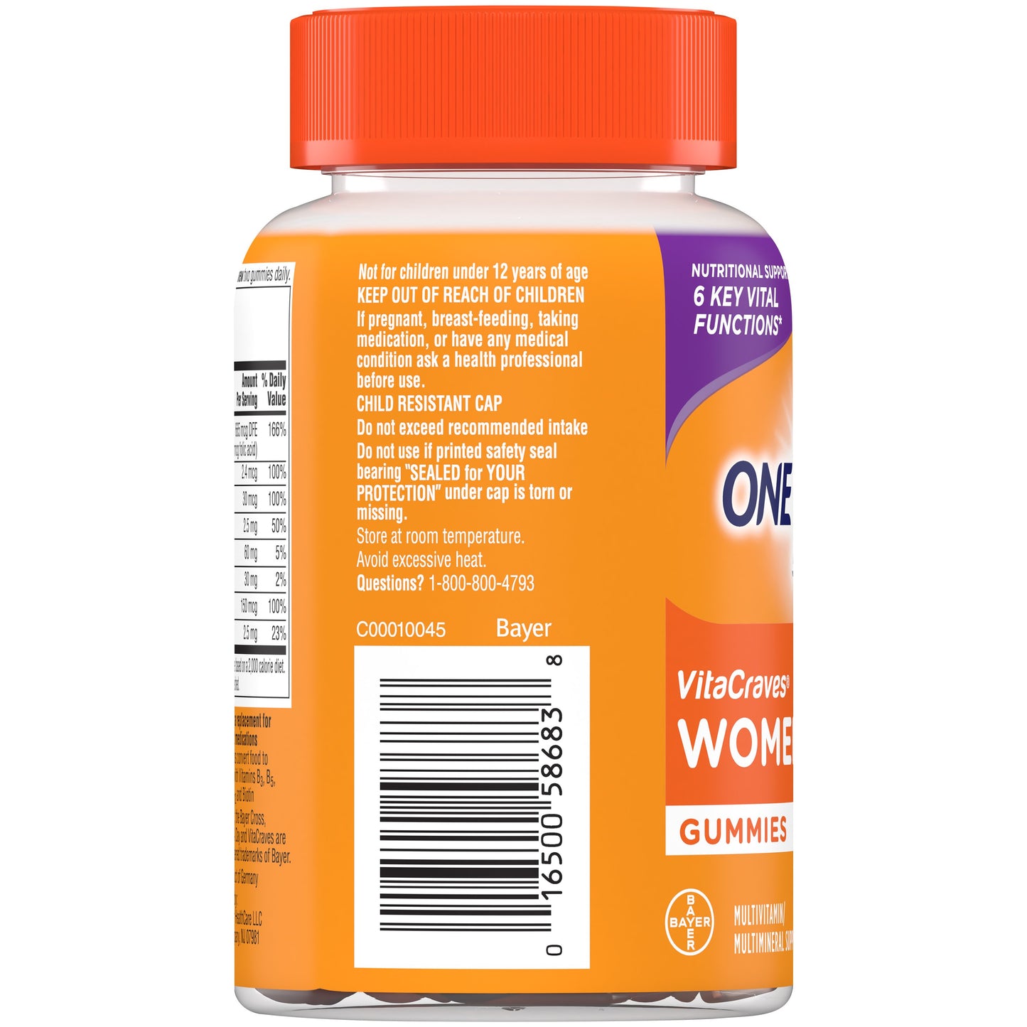 One A Day Women's VitaCraves Multivitamin Gummies