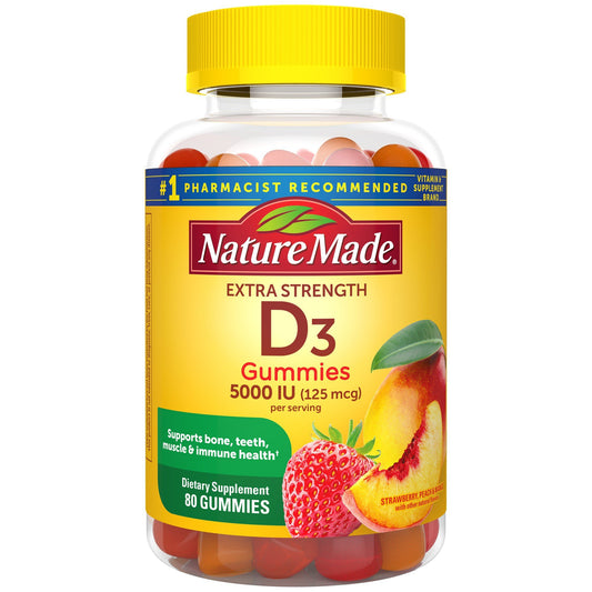 Nature Made Extra Strength Vitamin D3 125 mcg Adult Gummies