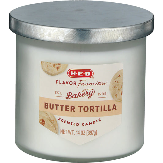 H-E-B Flavor Favorites Bakery Butter Tortilla Scented Candle