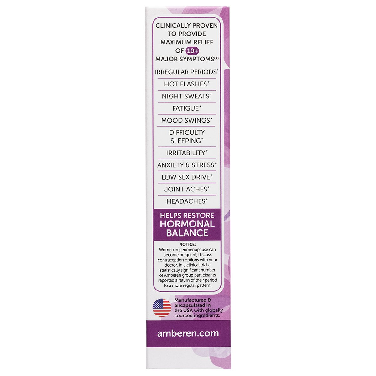 Amberen Advanced Perimenopause Relief Capsules