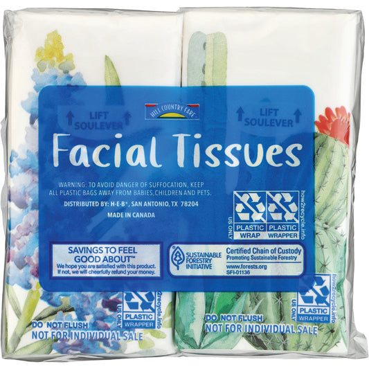 Hill Country Fare Travel Size Pocket Pack Facial Tissues