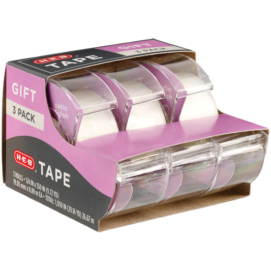 H-E-B Gift Tape Set - Satin Finish