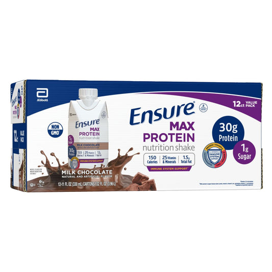 Ensure 30g Protein Nutrition Shakes 12 pk - Milk Chocolate