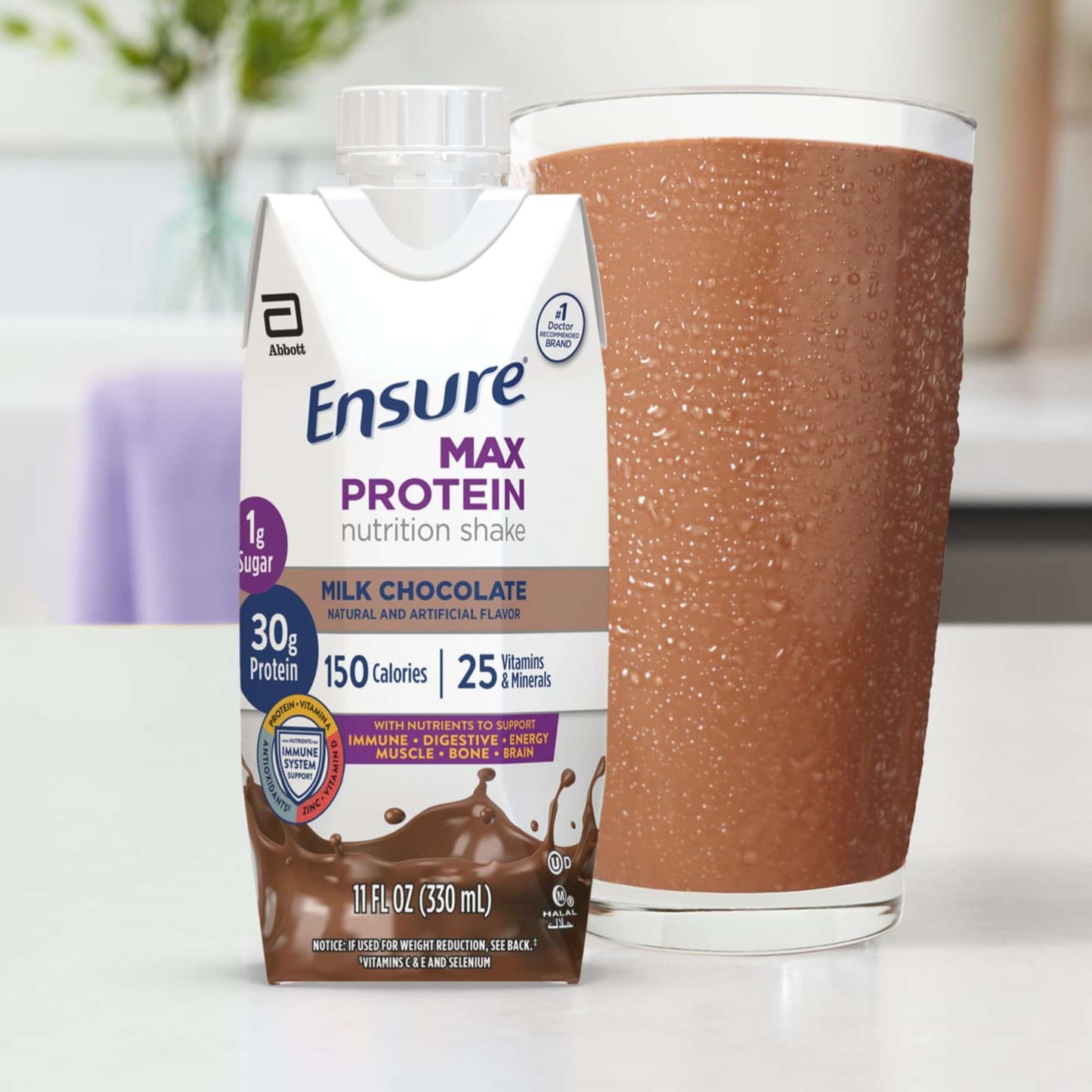 Ensure 30g Protein Nutrition Shakes 12 pk - Milk Chocolate