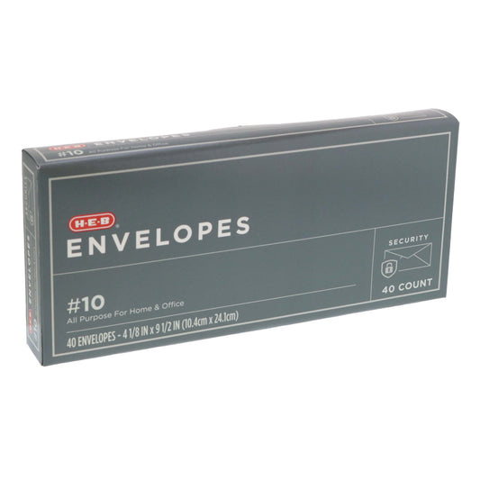 H-E-B #10 Security Envelopes