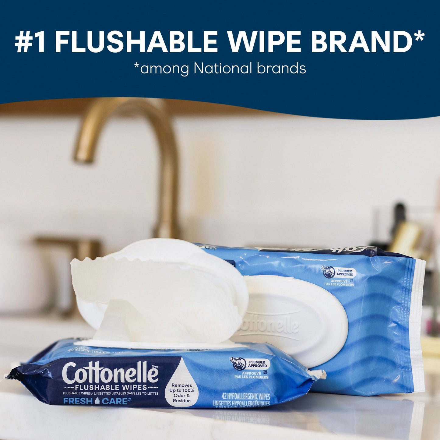 Cottonelle Travel Size Fresh Care On-The-Go Flushable Wipes