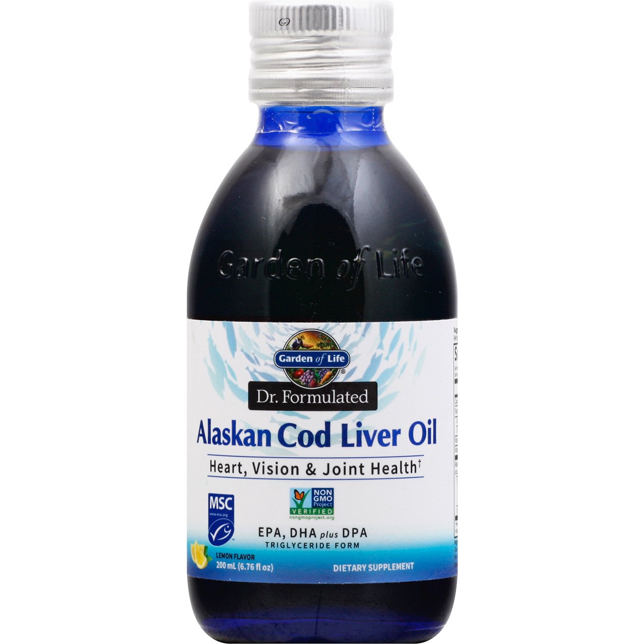 Garden of Life Alaskan Cod Liver Oil - Lemon Flavor