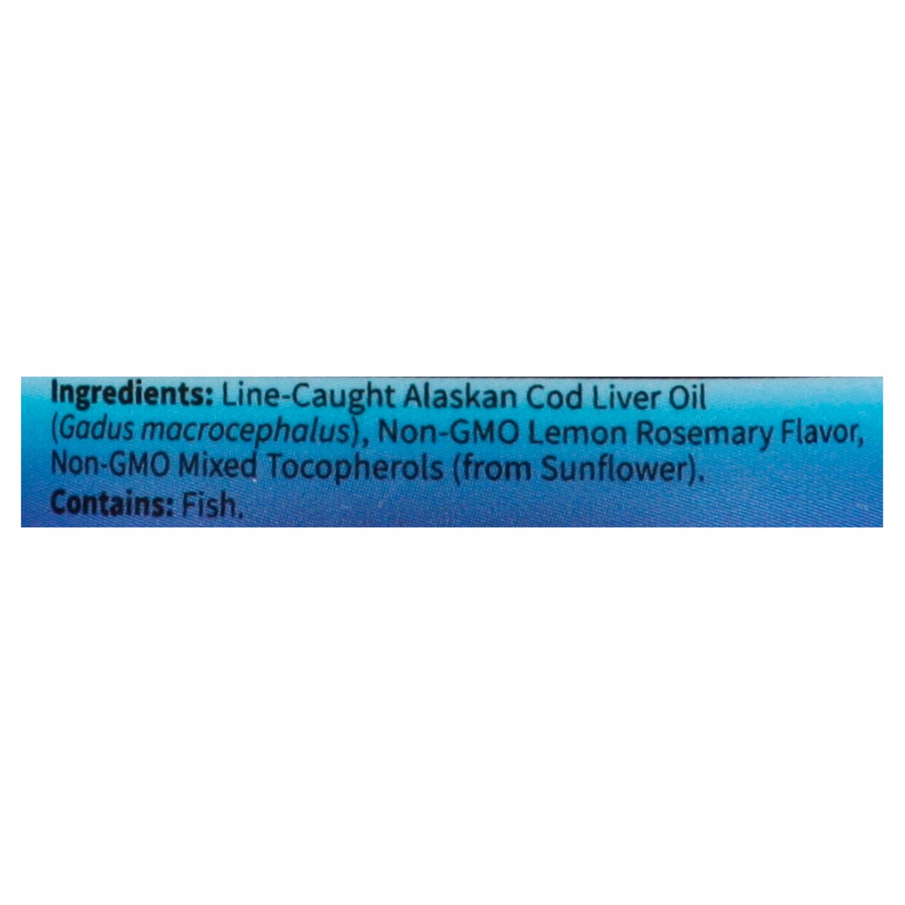 Garden of Life Alaskan Cod Liver Oil - Lemon Flavor