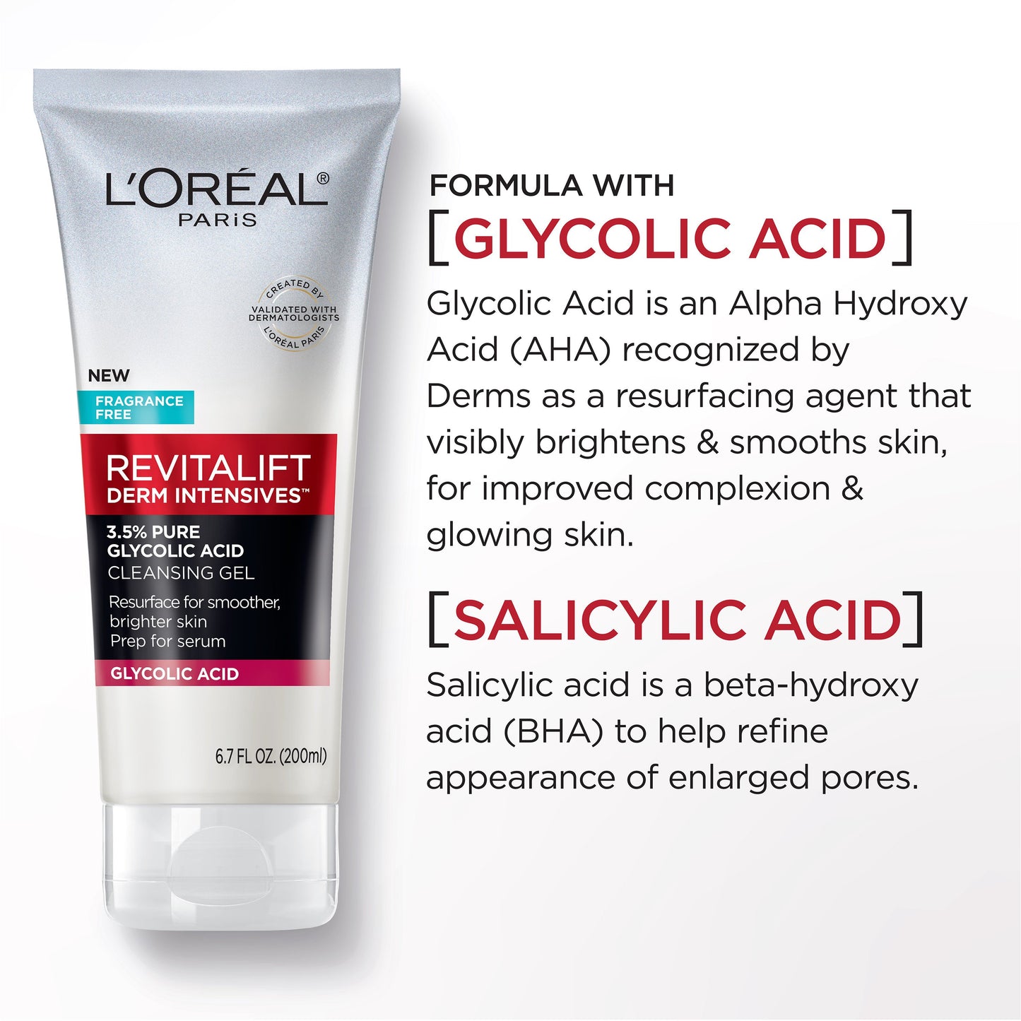 L'Oréal Paris Revitalift Derm Intensives Glycolic Acid Cleanser