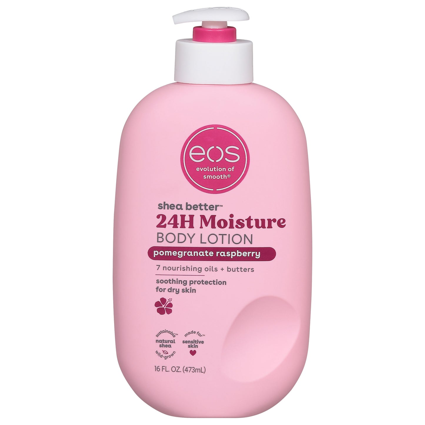 eos Shea Better 24H Moisture Body Lotion - Pomegranate Raspberry