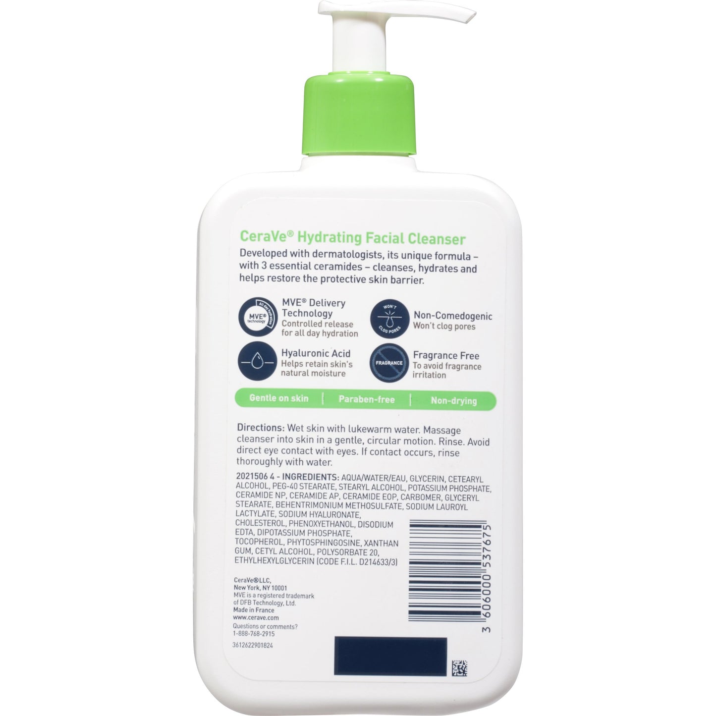 CeraVe Hydrating Facial Cleanser