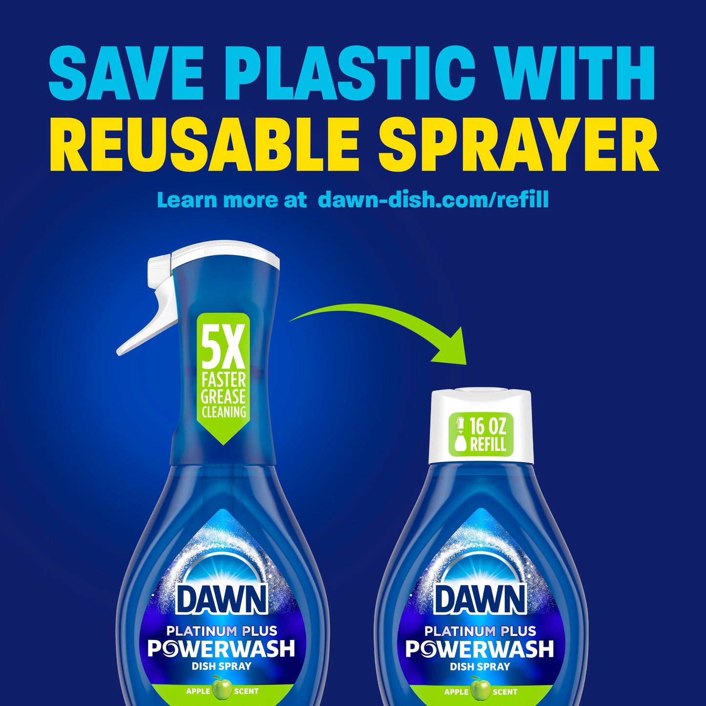 Dawn Powerwash Spray Refill - Apple Scent