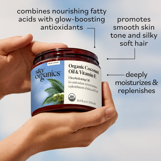 Sky Organics Coconut Oil + Vitamin E