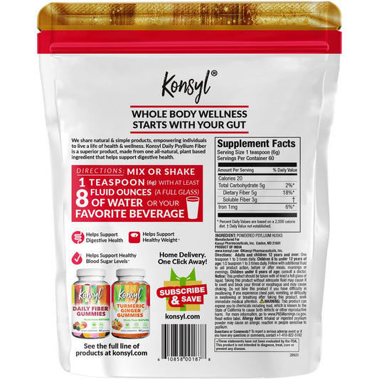 Konsyl Daily Psyllium Fiber