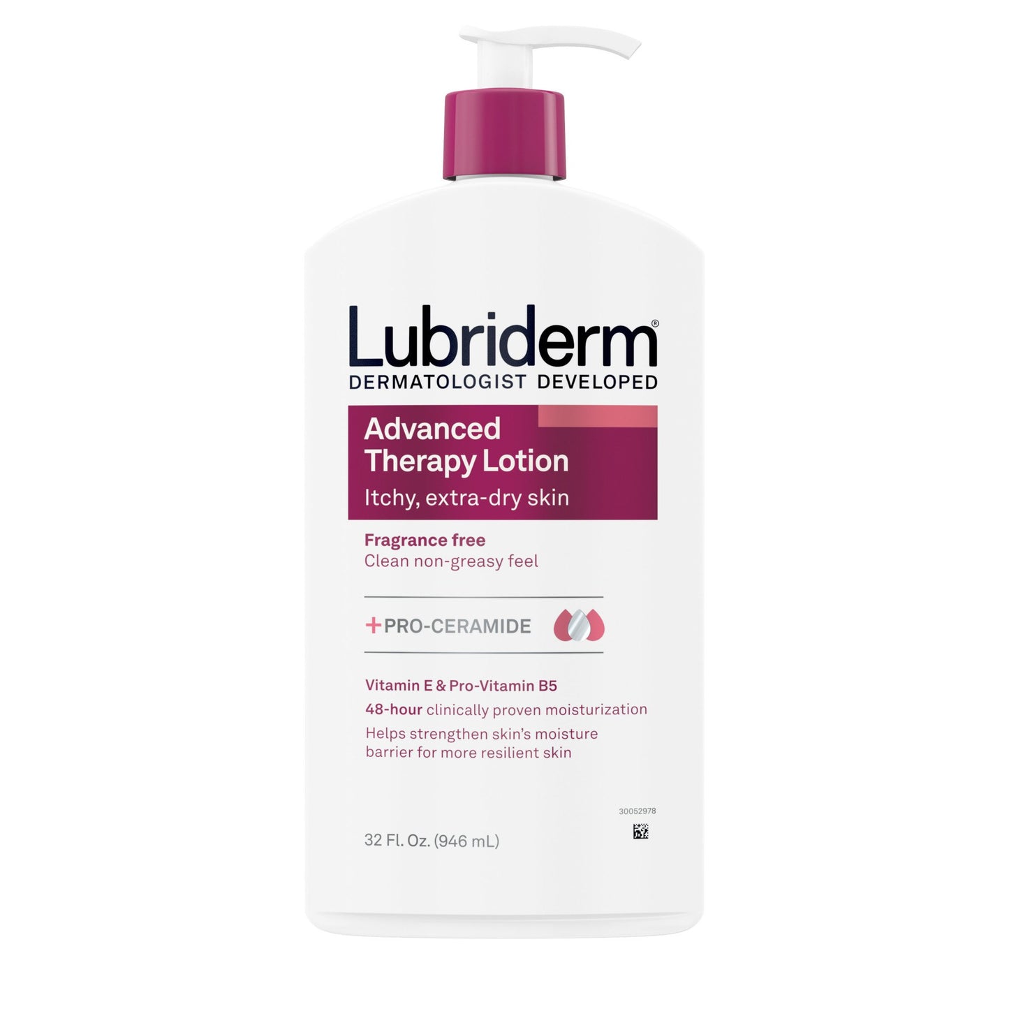 Lubriderm Advanced Therapy Fragrance-Free Lotion with Vitamin E