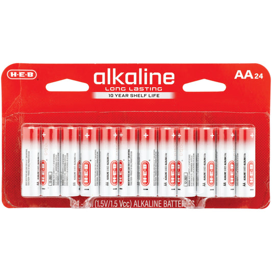 H-E-B Alkaline AA Batteries