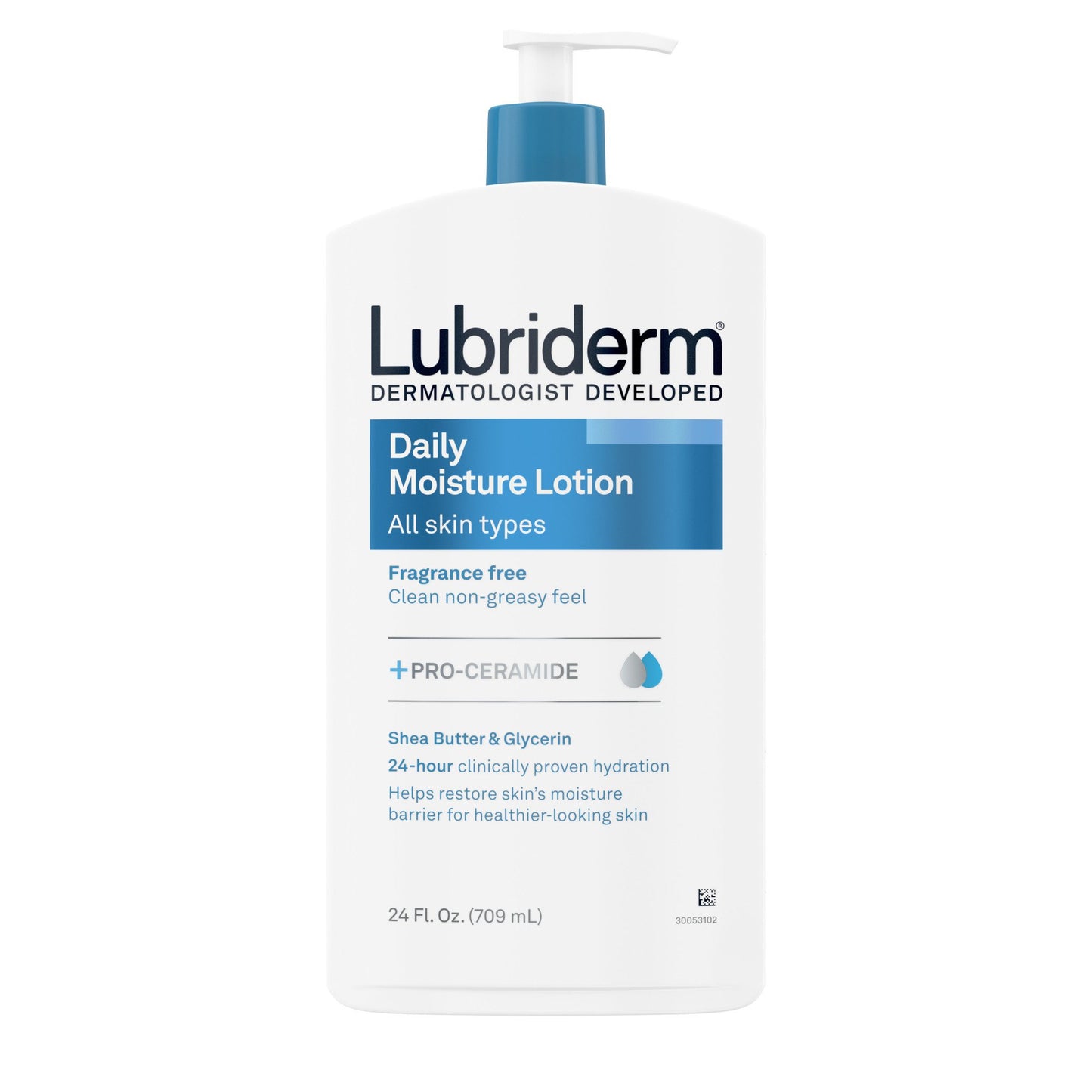 Lubriderm Daily Moisture Lotion + Pro-Ceramide - Unscented