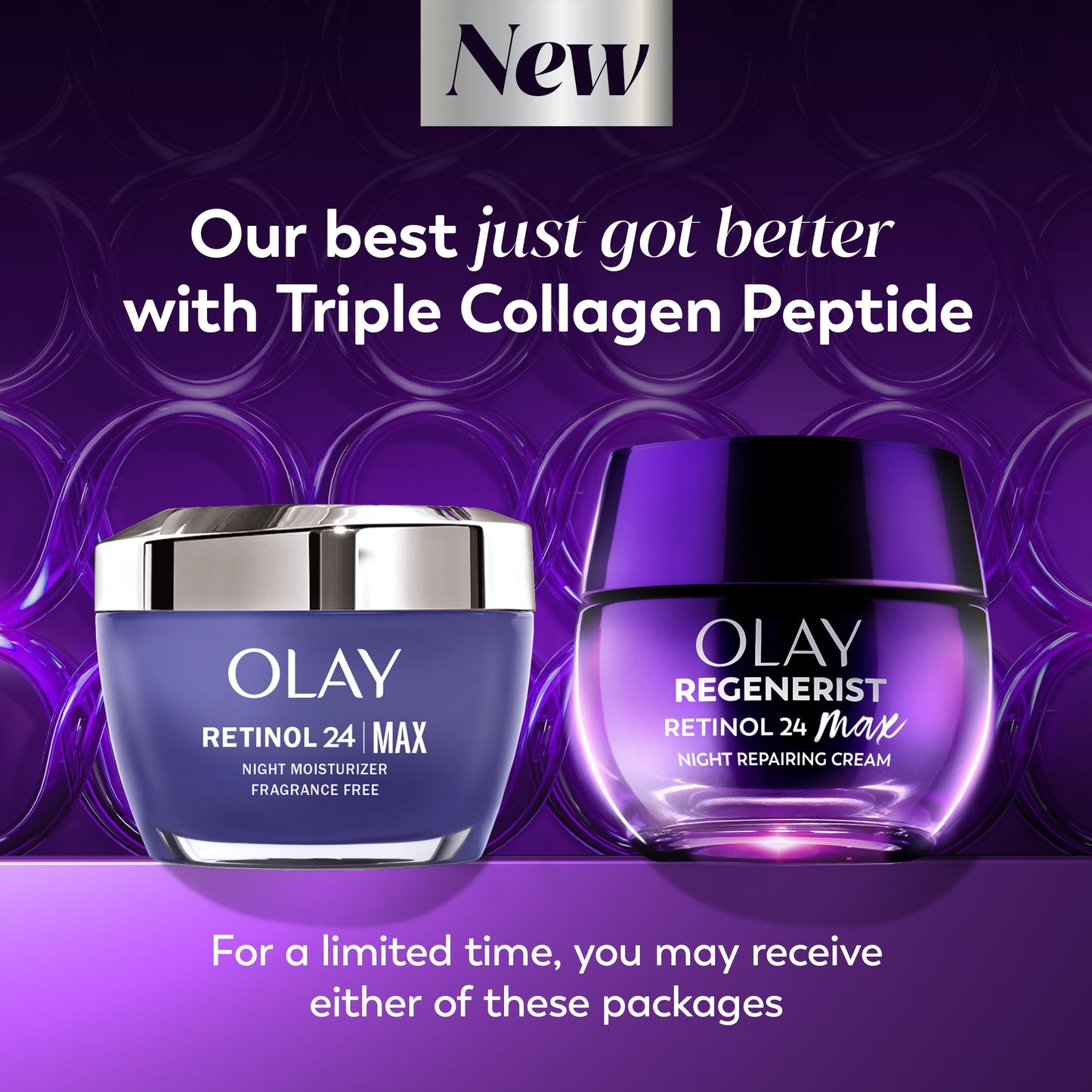 Olay Retinol Max Night Reparing Cream, Fragrance-Free