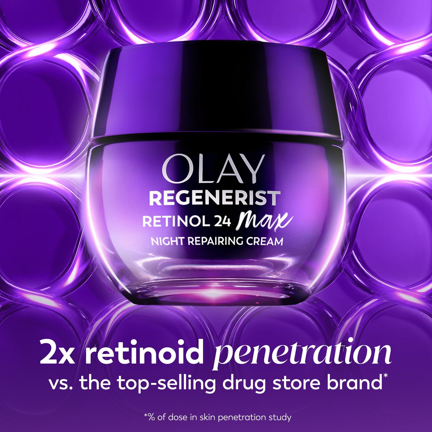 Olay Retinol Max Night Reparing Cream, Fragrance-Free