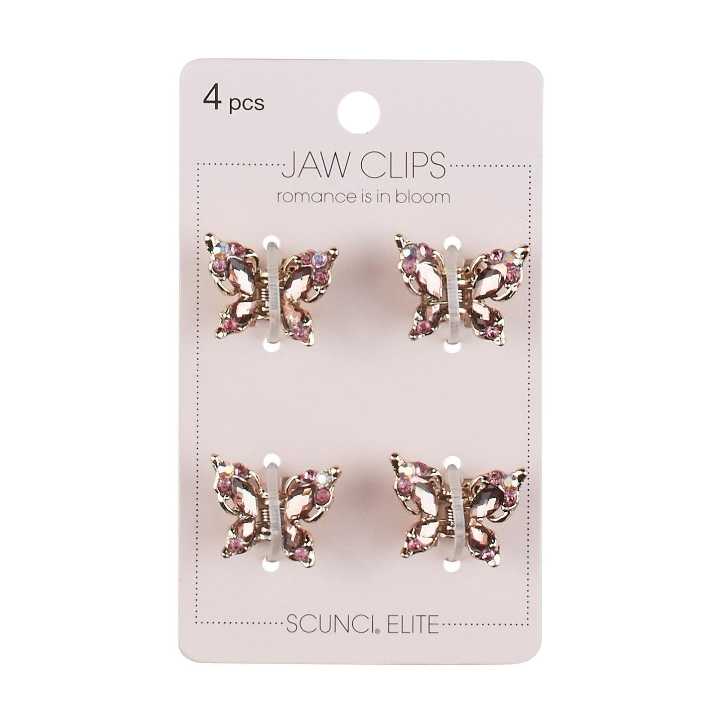 Scunci Elite Jaw Clips Butterflies