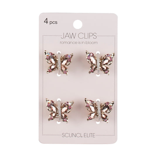 Scunci Elite Jaw Clips Butterflies