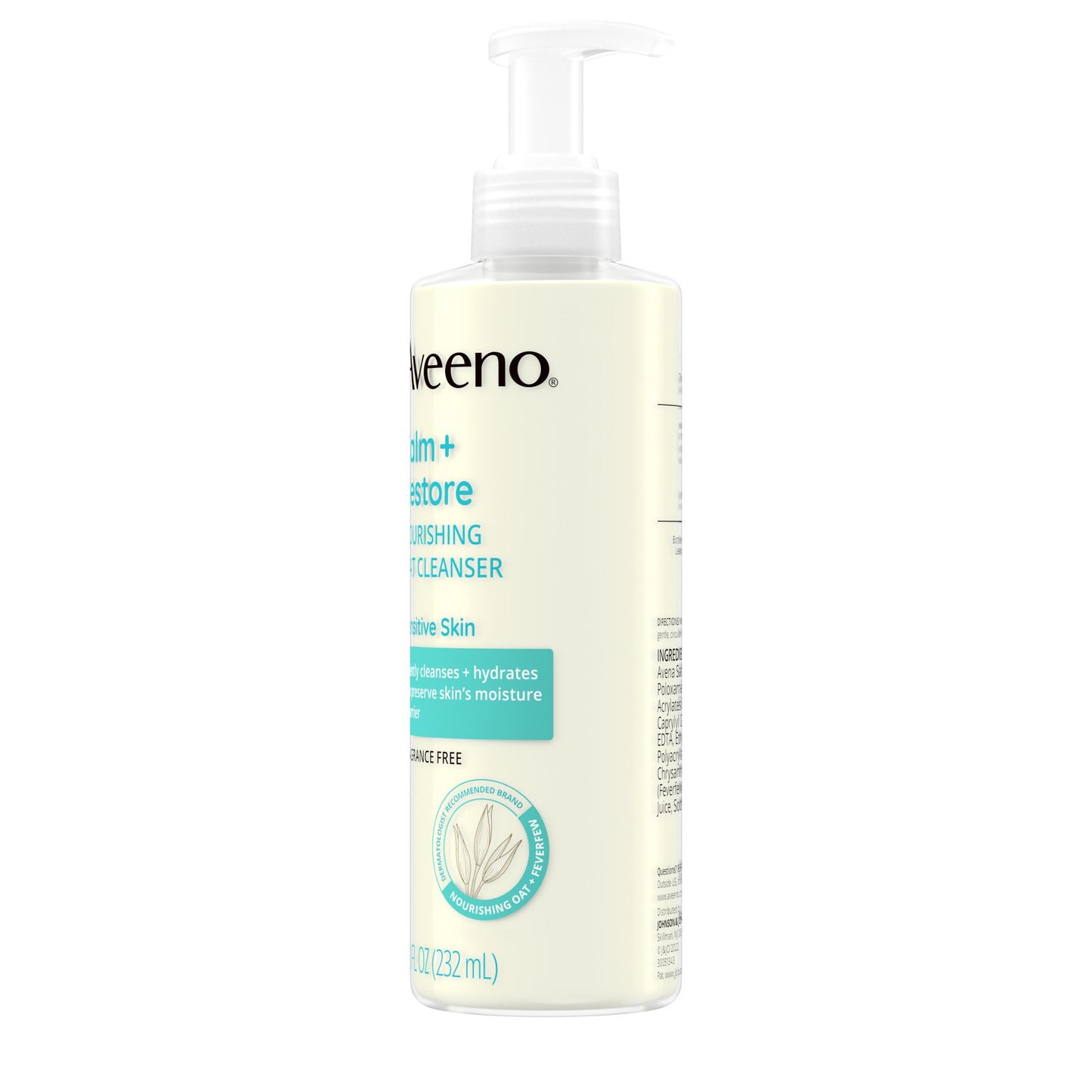 Aveeno Calm + Restore Nourishing Oat Cleanser for Sensitive Skin