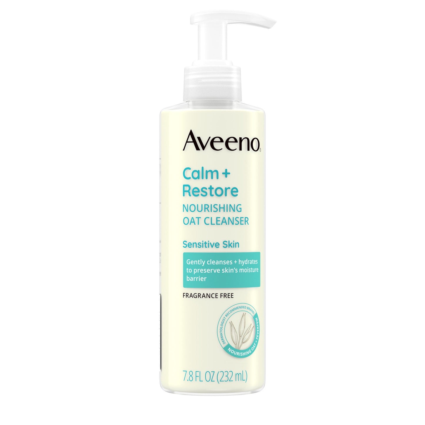 Aveeno Calm + Restore Nourishing Oat Cleanser for Sensitive Skin