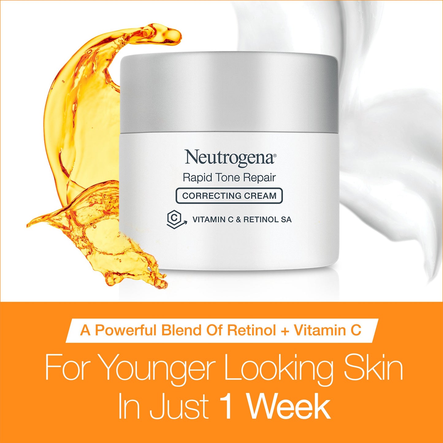 Neutrogena Rapid Tone Repair Retinol + Vitamin C Correcting Cream