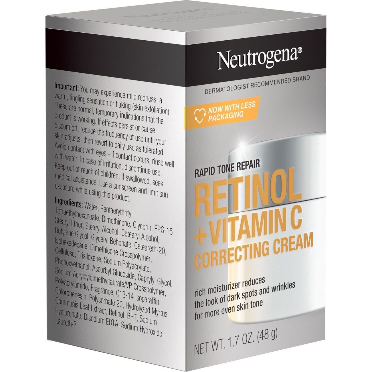 Neutrogena Rapid Tone Repair Retinol + Vitamin C Correcting Cream