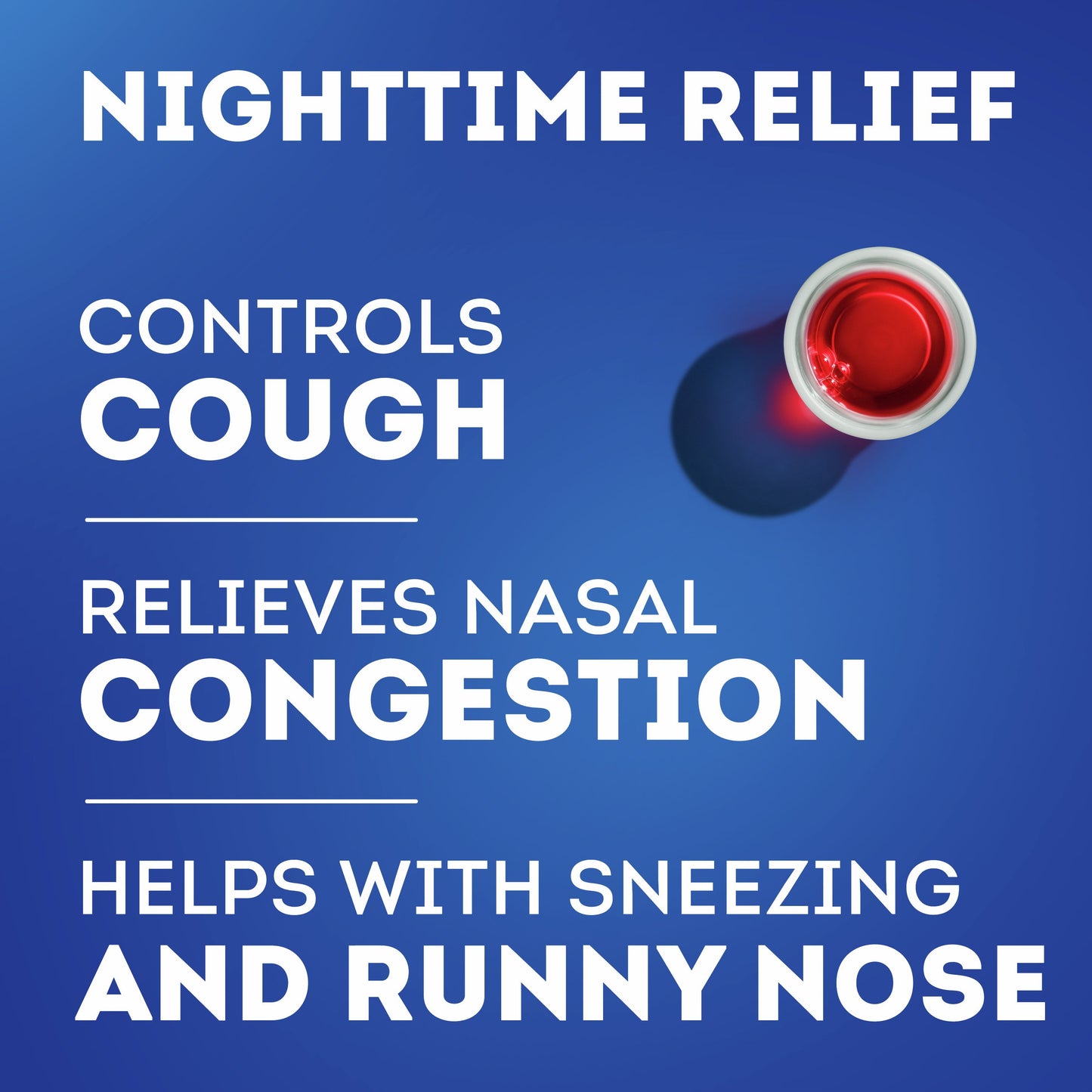 Vicks NyQuil Cough DM + Congestion Relief Liquid Medicine, Maximum Strength Multi-Symptom Nighttime Relief, Cherry Flavor